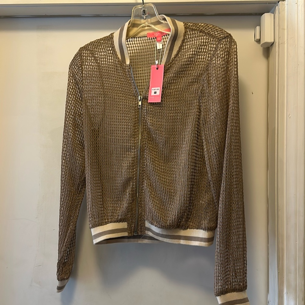 Mesh jacket.  High quality! So cute VO Jeans Virgin Only Los Angeles - NWT